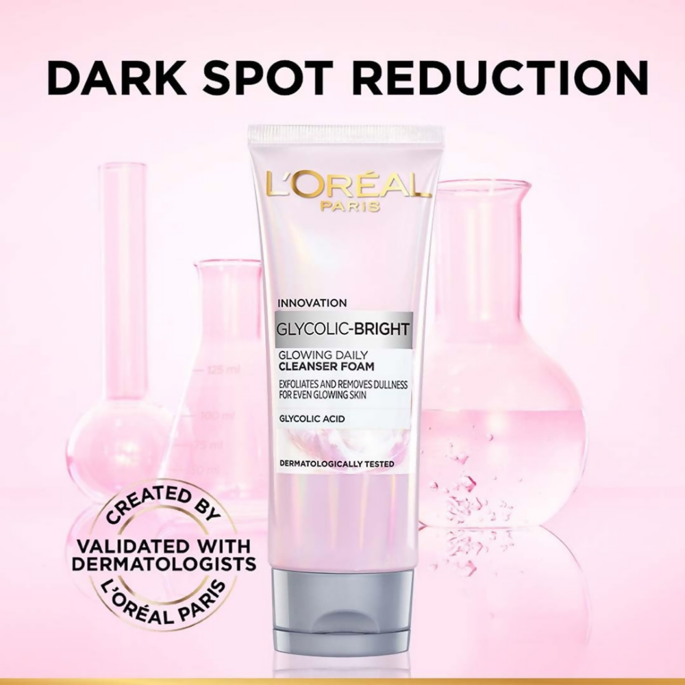 L'Oreal Paris Glycolic Bright Daily Foaming Facial Cleanser