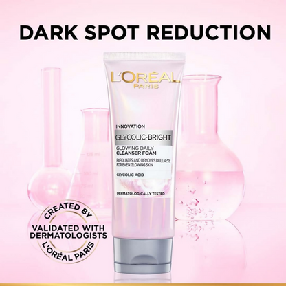 L'Oreal Paris Glycolic Bright Daily Foaming Facial Cleanser