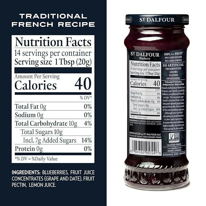 ST. DALFOUR Blueberry Fruit Spread