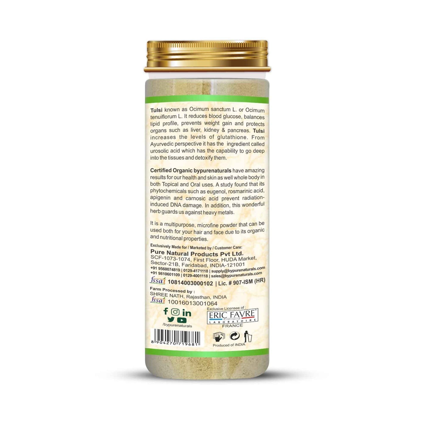 byPureNaturals Organic Tulsi Powder