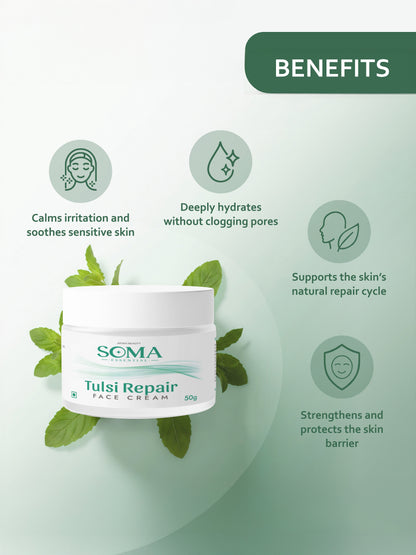 Soma Essential 5% Tulsi Repair Night Cream With Beeswax