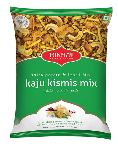 Bikaji - Kaju Kismis Mix Namkeen - Spicy Potato Stick Snacks