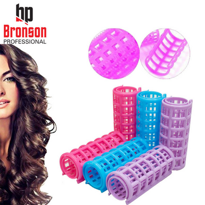 Bronson Professional Roller Curlers Clips For Women - 25mm