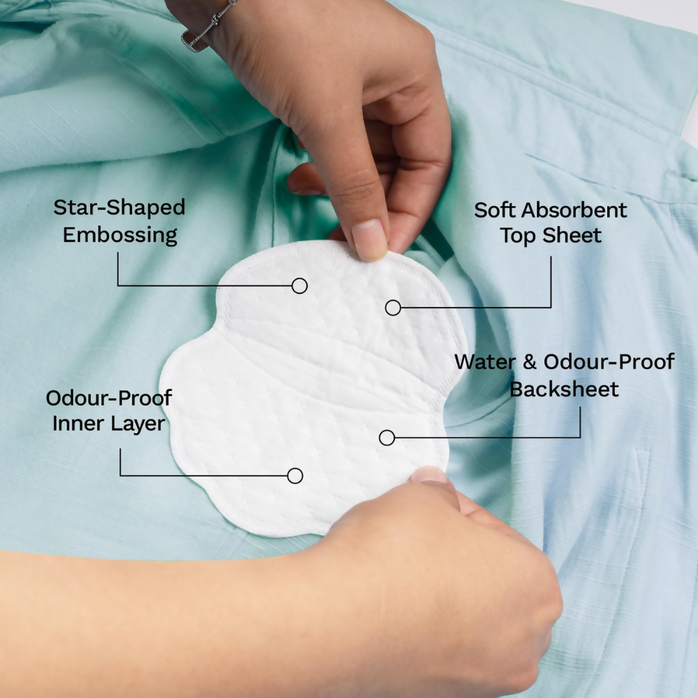 Pee Safe Sweat Pads For Underarms Women & Men