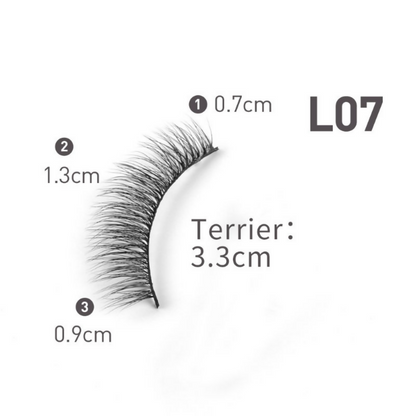 Bronson Professional Eyelash Set 3d False Long And Natural Eye Makeup - L07