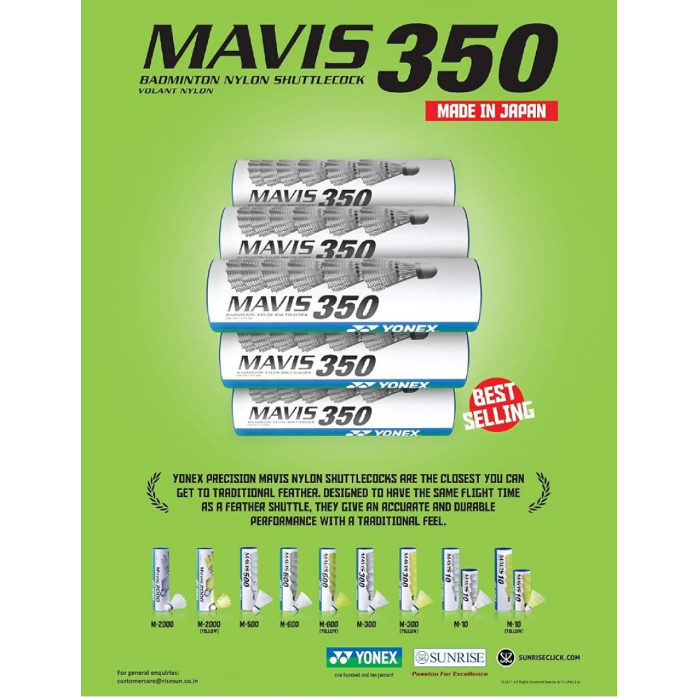 ?YONEX Mavis 300 Nylon Shuttlecock