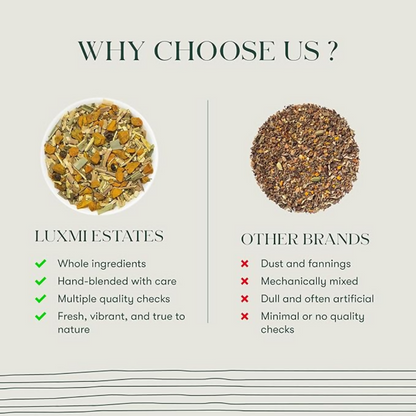 Luxmi Estates Astounding Ashwagandha  Certified Organic Herbal Infusion