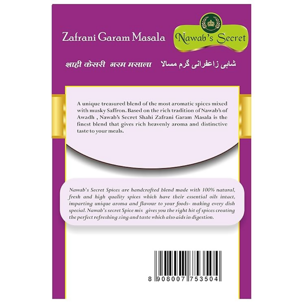Nawab's Secret Zafrani (Saffron) Shahi Garam Masala
