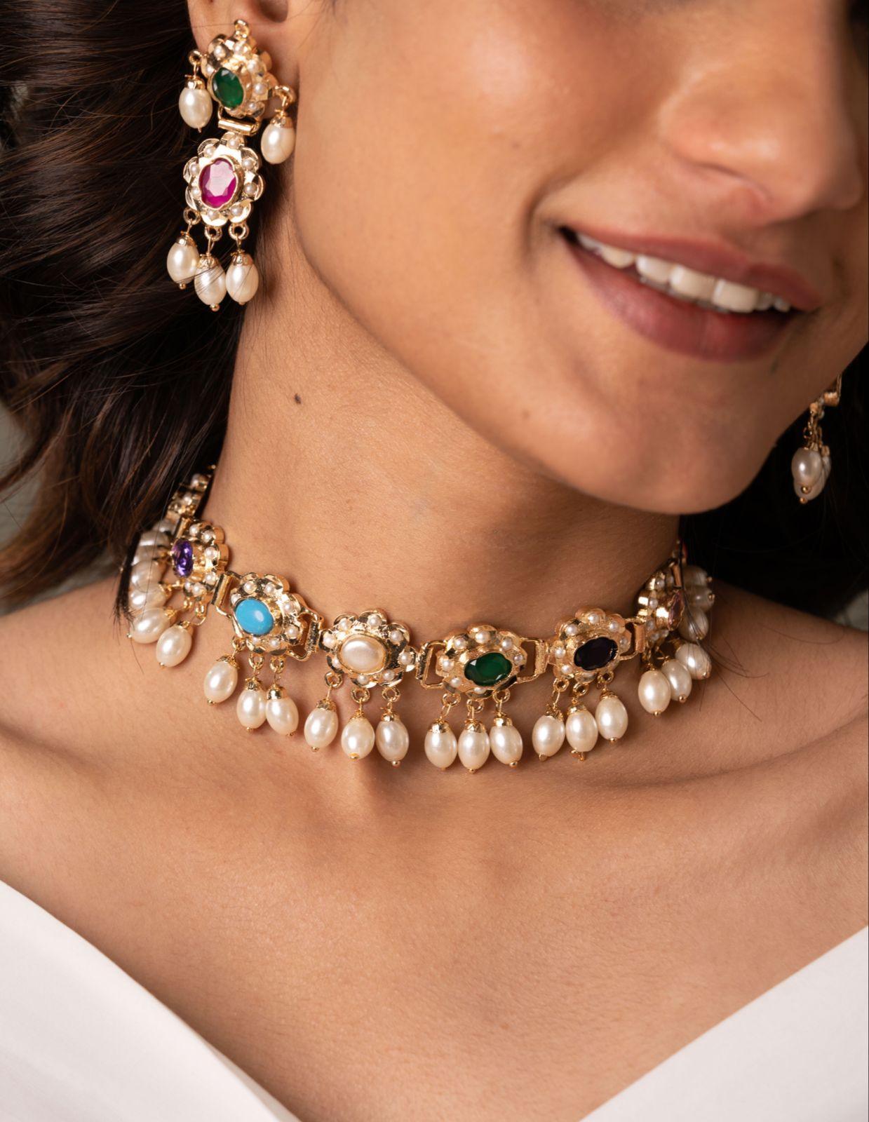 Ubeida Jadaau Choker Set