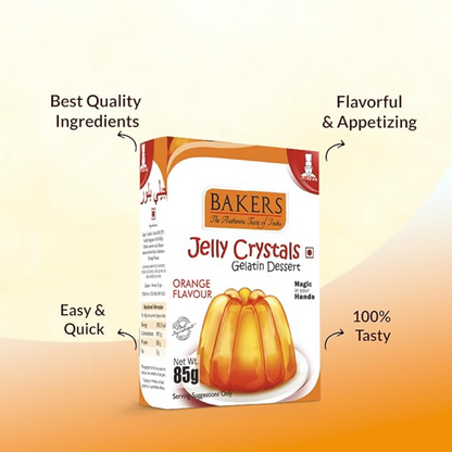 BAKERS Jelly Crystals (Gelatin Dessert) - Orange