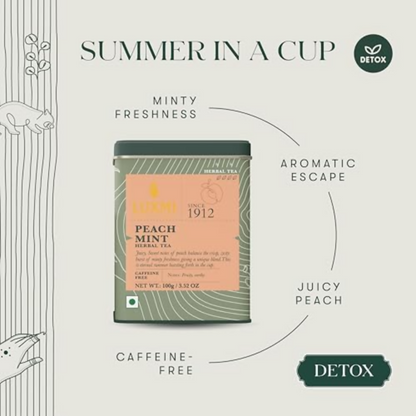 Luxmi Estates Peach Mint Herbal Infusion