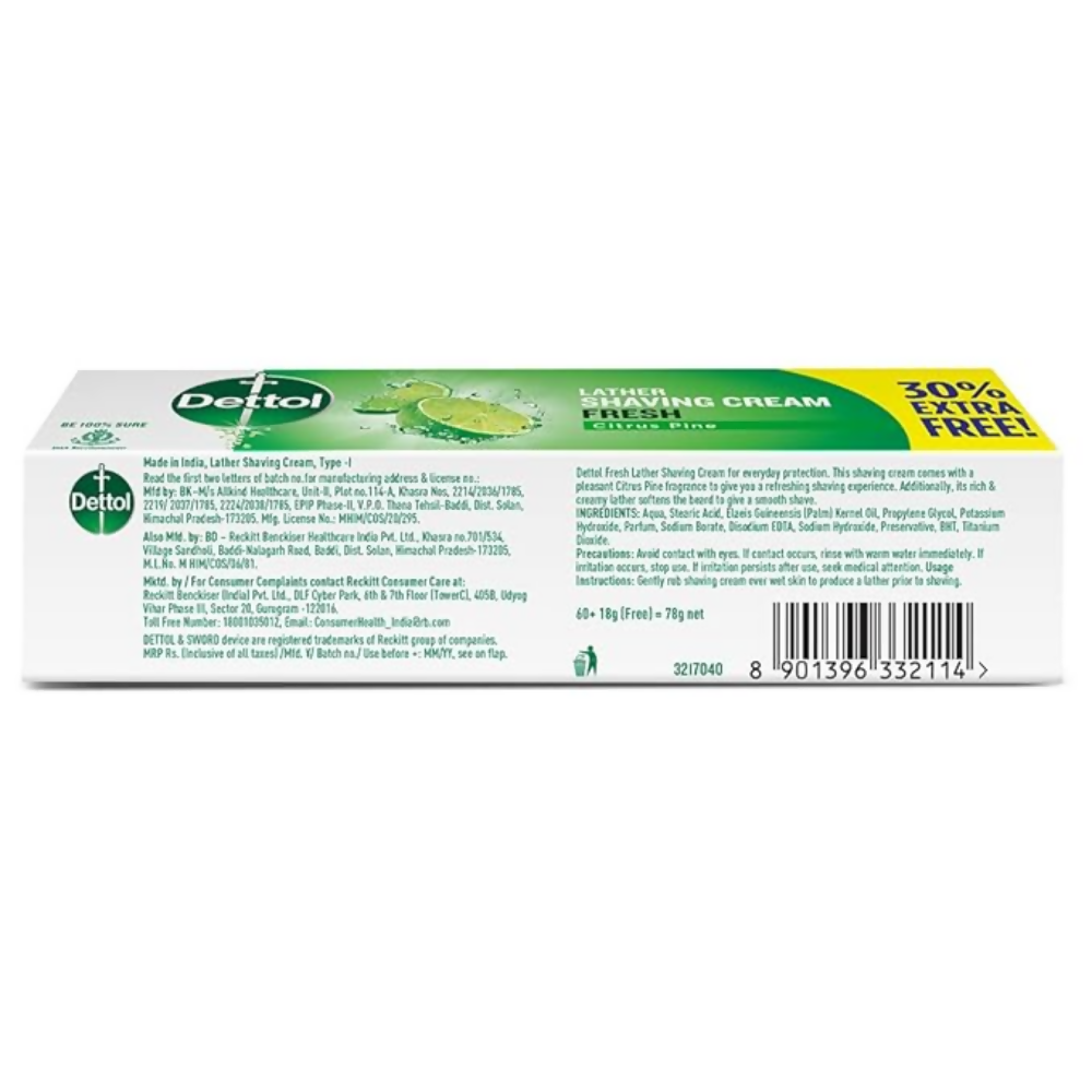 Dettol Lather Shaving Cream
