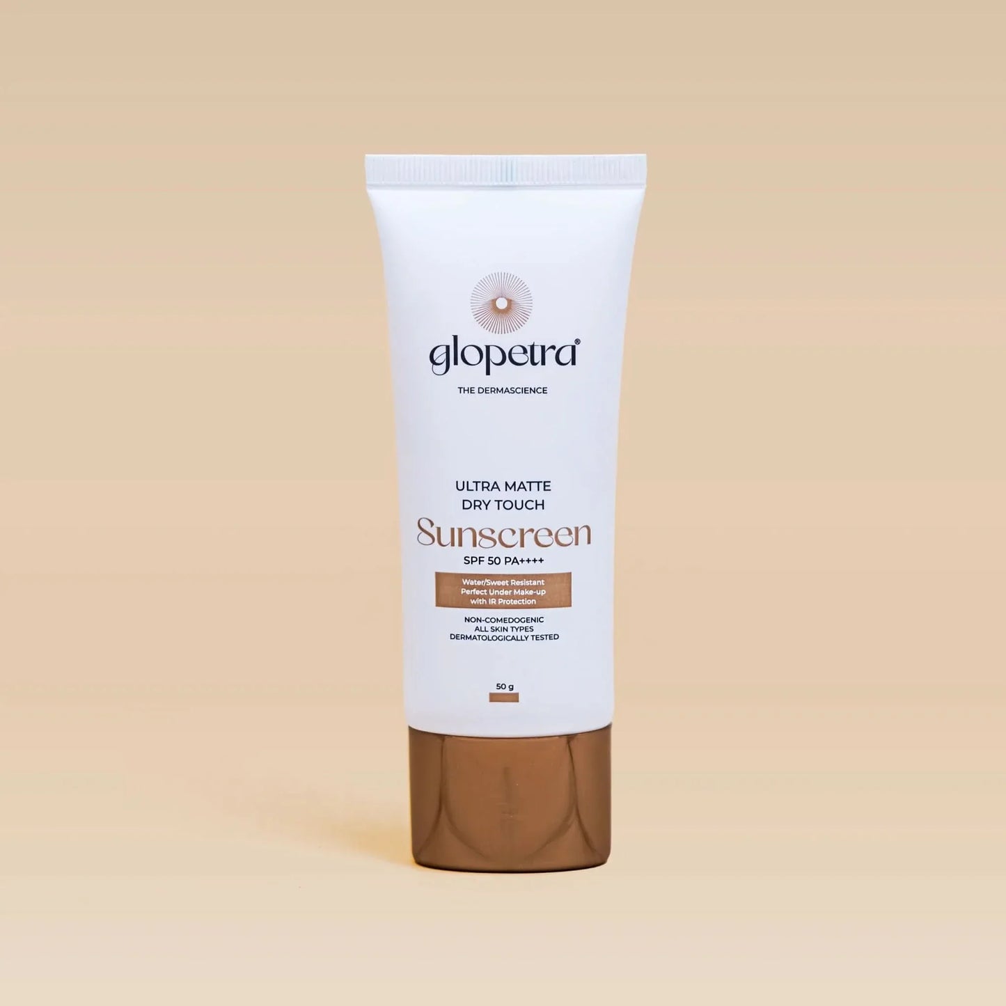 Glopetra Ultra Matte Dry Touch Sunscreen Spf 50 Pa+++