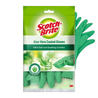 Scotch-Brite Aloe Vera coated Gloves - L
