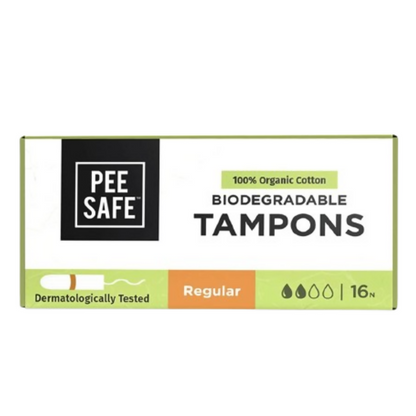 Pee Safe Organic Cotton Tampons