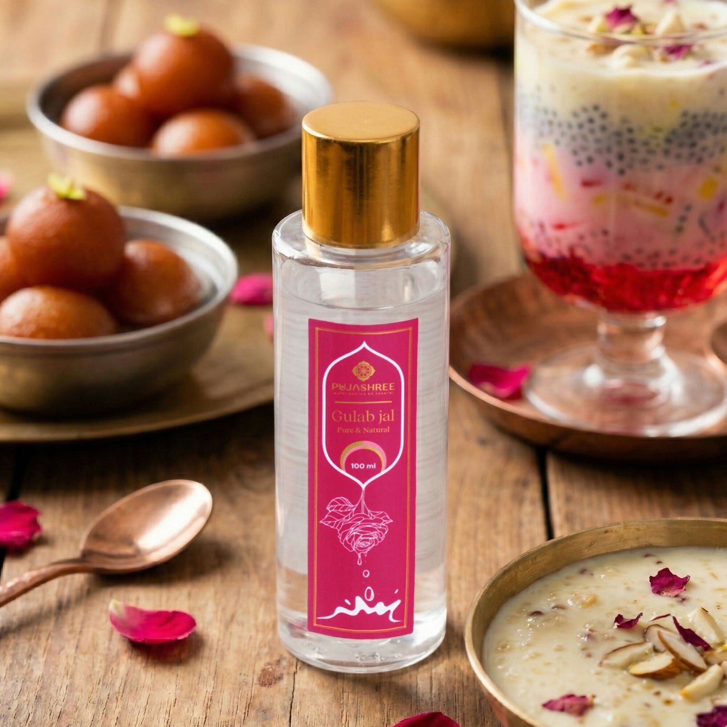 Pujashree Gulab Jal (Natural Rose Water Face Toner)