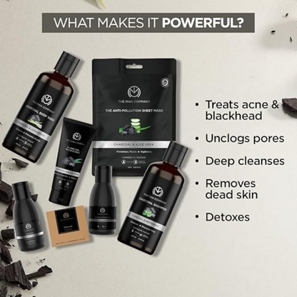 The Man Company Ultimate Charcoal Detan Kit