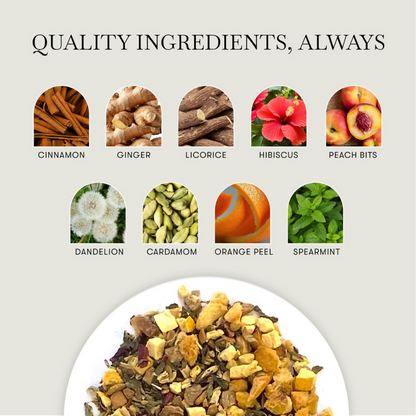 Luxmi Estates Peach Mint Herbal Infusion