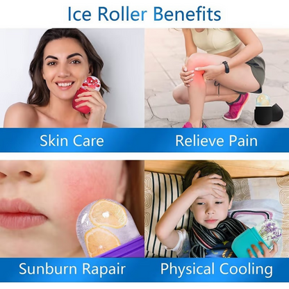 Bronson Professional Classic Silicone Ice Facial Roller