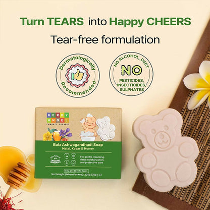 Herby Angel Bala Ashwagandhadi Baby Soap