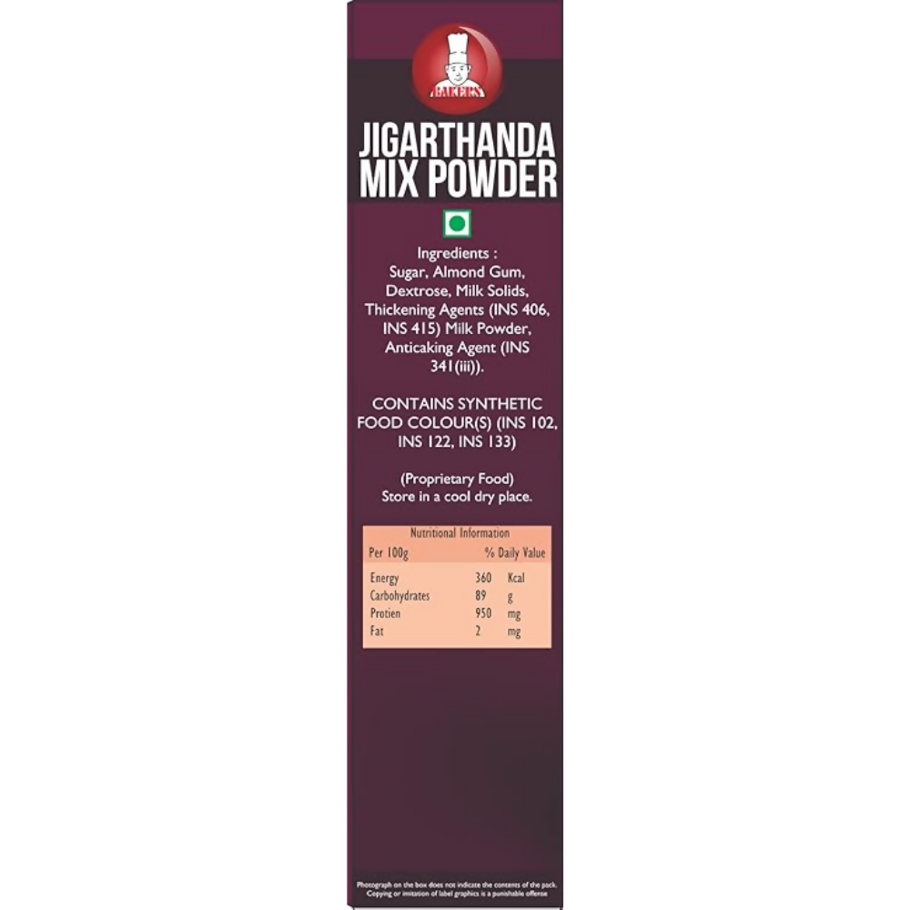 BAKERS Jigarthanda Mix Powder