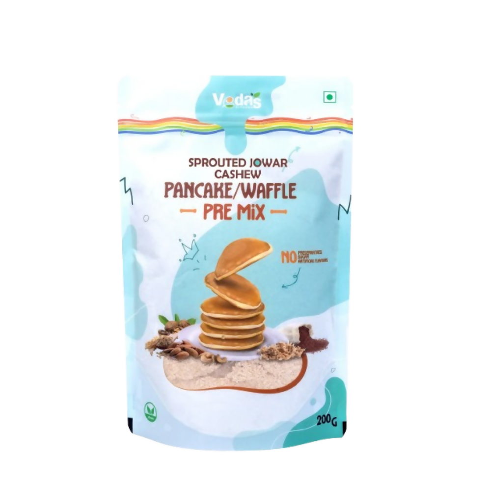 Vedas Kitchen Sprouted Jowar Cashew Waffle/Pancake Premix