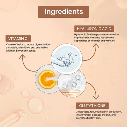 Glopetra Vitamin C Serum For Dull Skin