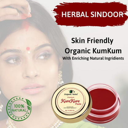 Organic Netra Sindoor/Kumkum Paste
