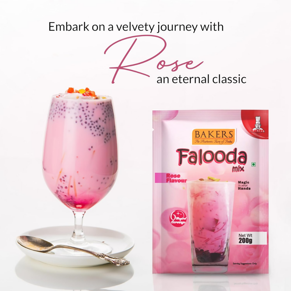 BAKERS Rose Flavored Falooda Mix