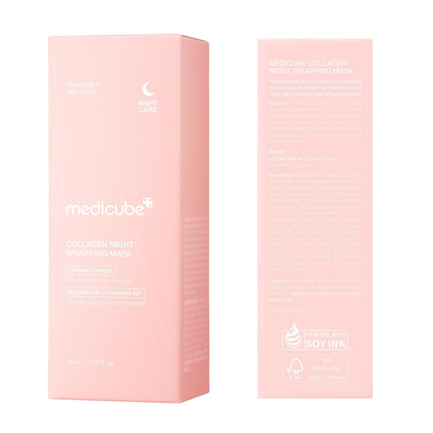 Medicube Collagen Overnight Wrapping Peel Off Facial Mask Pack