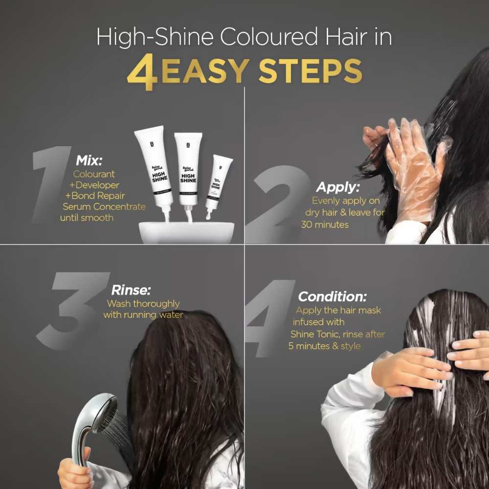 BBlunt Salon Secret High Shine Conditioning Hair Colour - Coffee Natural Brown