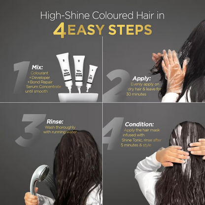 BBlunt Salon Secret High Shine Conditioning Hair Colour - Coffee Natural Brown