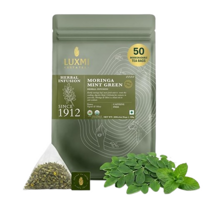 Luxmi Estates Moringa Mint Herbal Infusion
