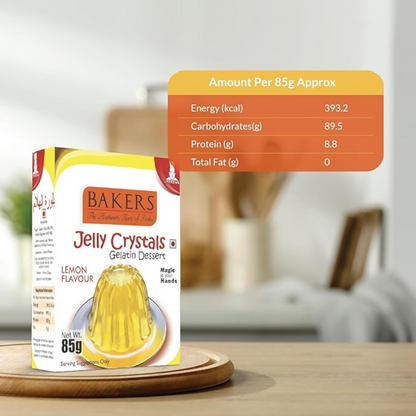 BAKERS Jelly Crystals (Gelatin Dessert) - Lemon