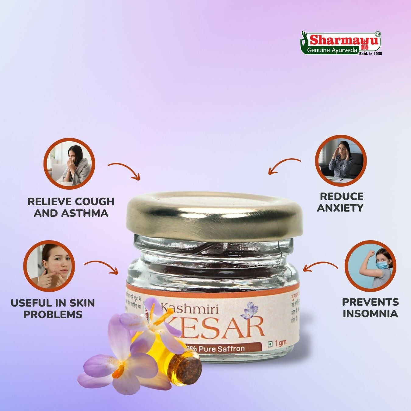 Sharmayu Ayurveda Kashmiri Kesar
