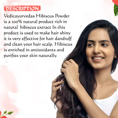 VedicAyurveda Bio-Organic Industry Hibiscus Powder