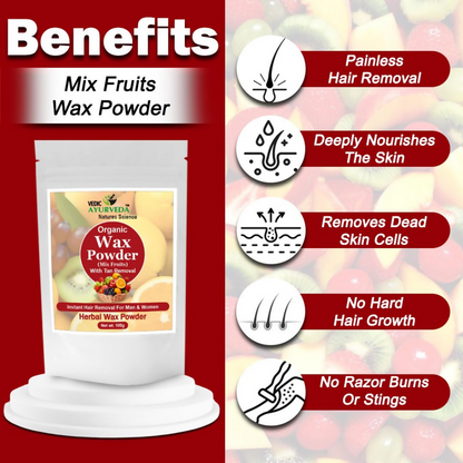 VedicAyurveda Herbal Wax Powder - Mix Fruits