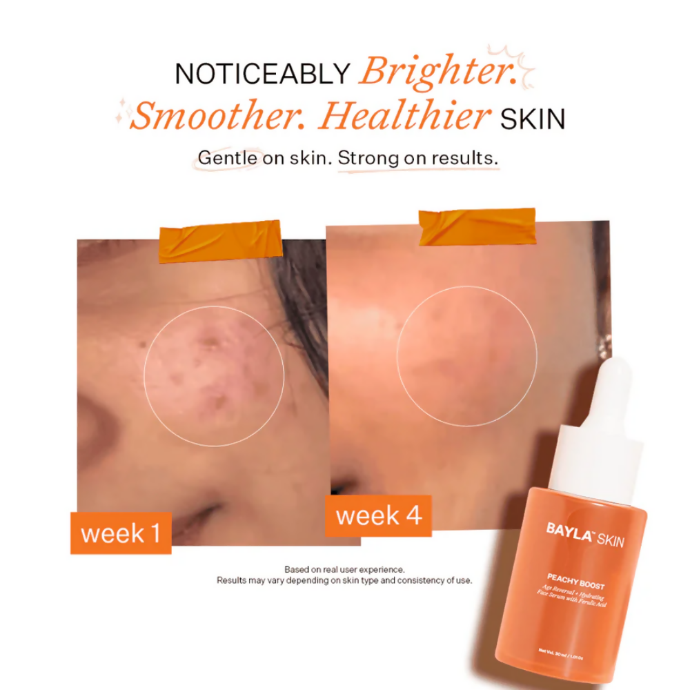 Bayla Skin Peach & 2% Alpha Arbutin Triple-Action Face Serum
