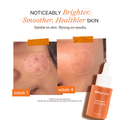 Bayla Skin Peach & 2% Alpha Arbutin Triple-Action Face Serum