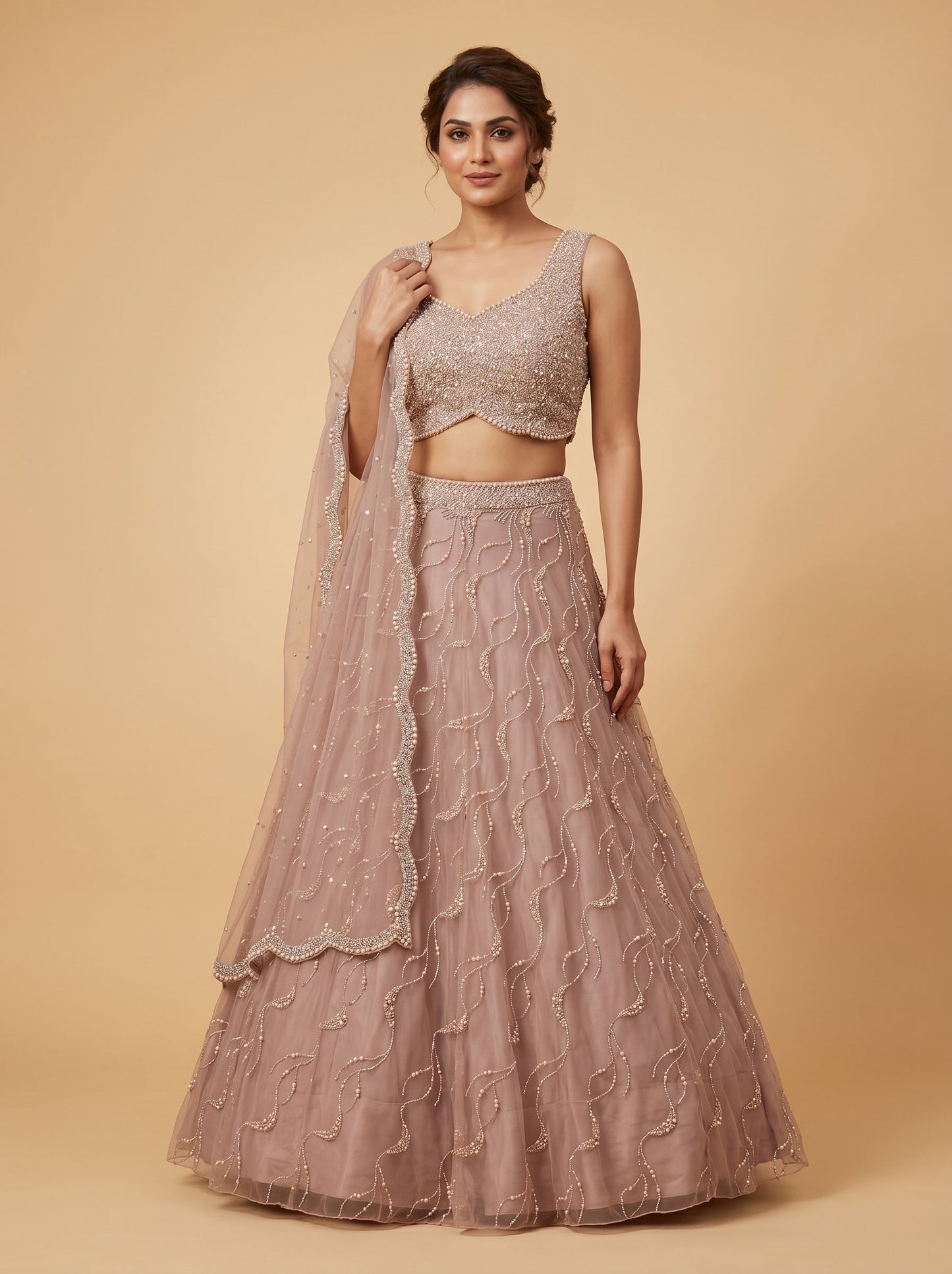 Warm Sand Lehenga