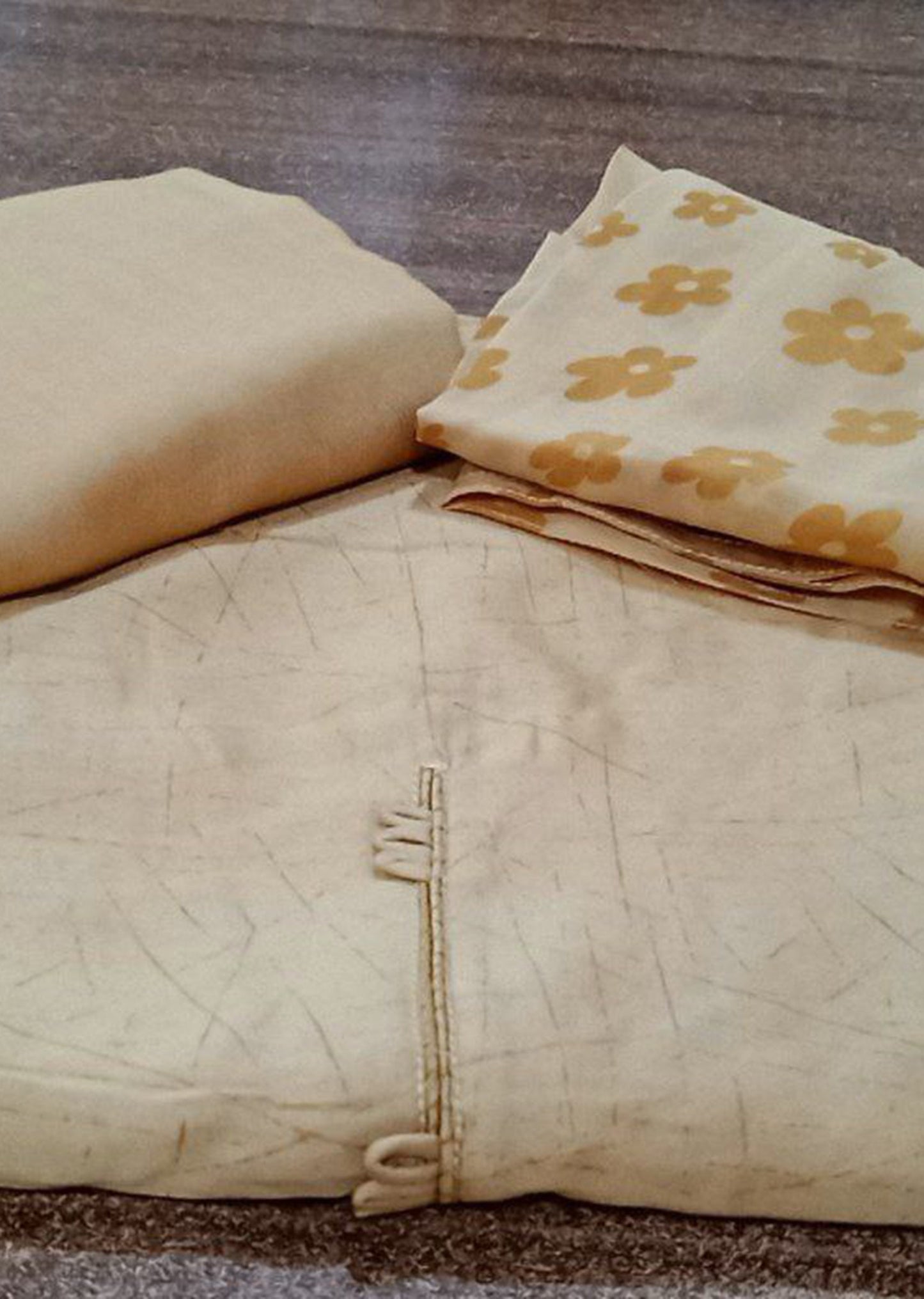 Wheat Mustard Dress Material
