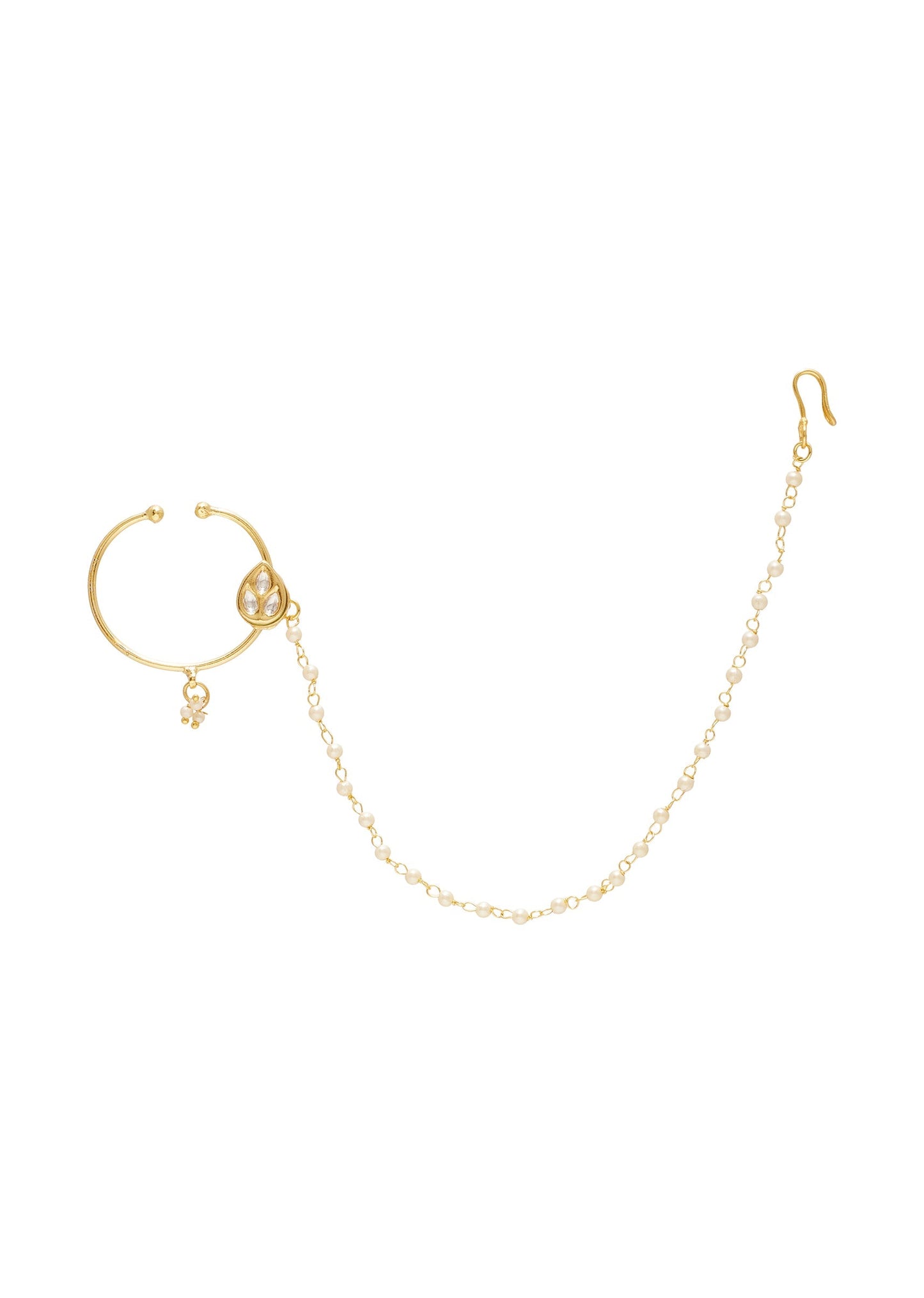 White Zirconia Nose Ring