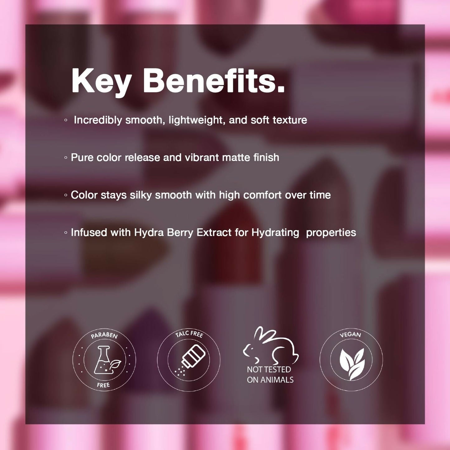 Joyology Beauty Matte-Tastick Lipstick - Hues Hiccup