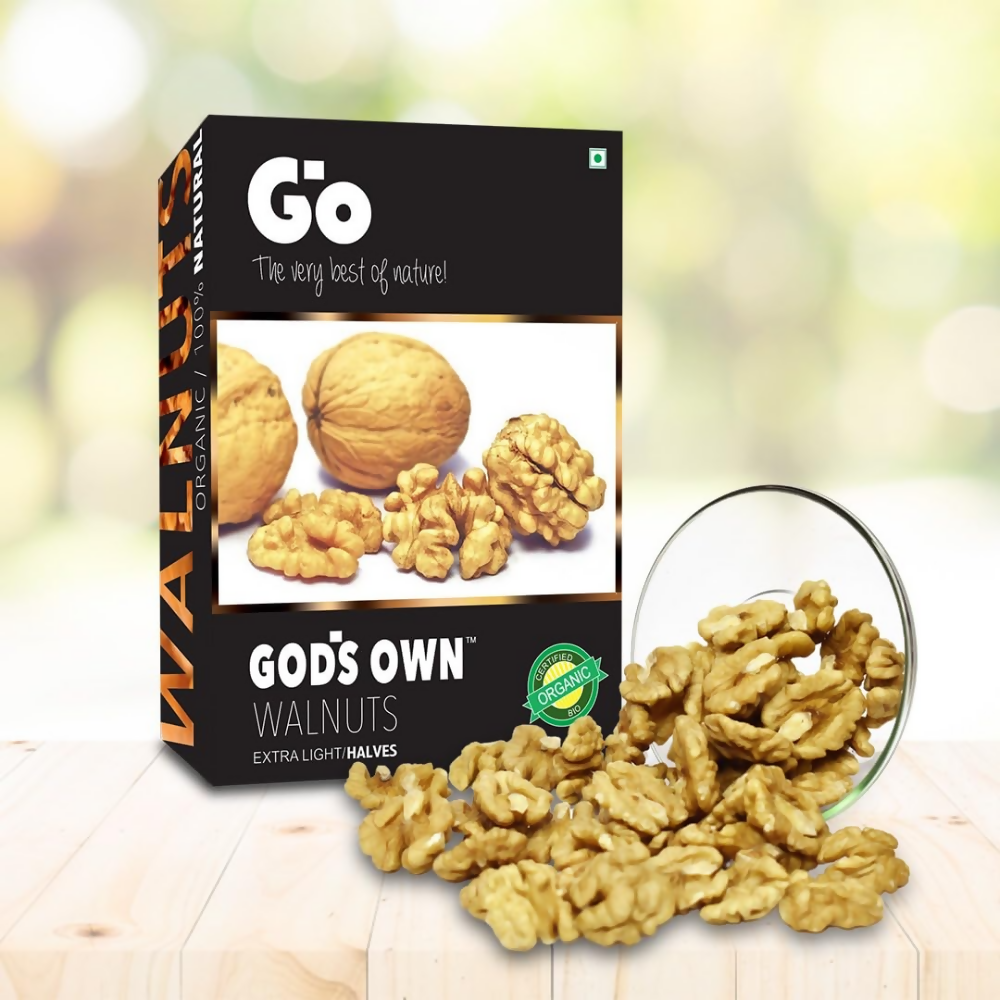 Go Organic Kashmiri Extra Light Halves Walnuts Kernels