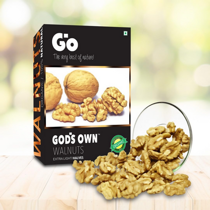 Go Organic Kashmiri Extra Light Halves Walnuts Kernels