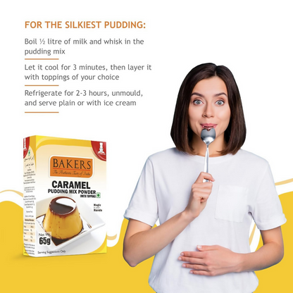 BAKERS Instant Pudding Mix - Caramel Flavor