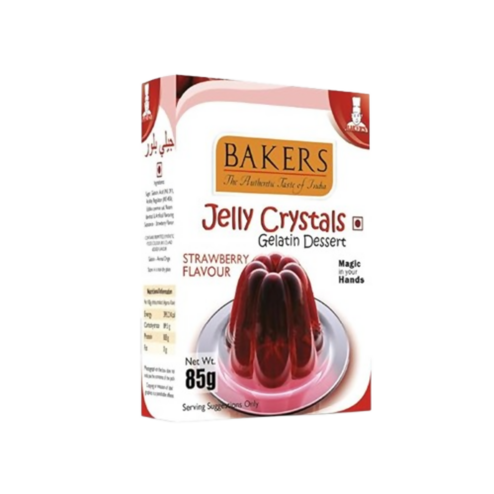 BAKERS Jelly Crystals (Gelatin Dessert) - Strawberry