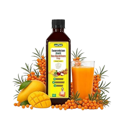 Jeena Sikho Swaranfalam Amrit Himalayan Sea Buckthorn Berry Pulp Mango Flavour