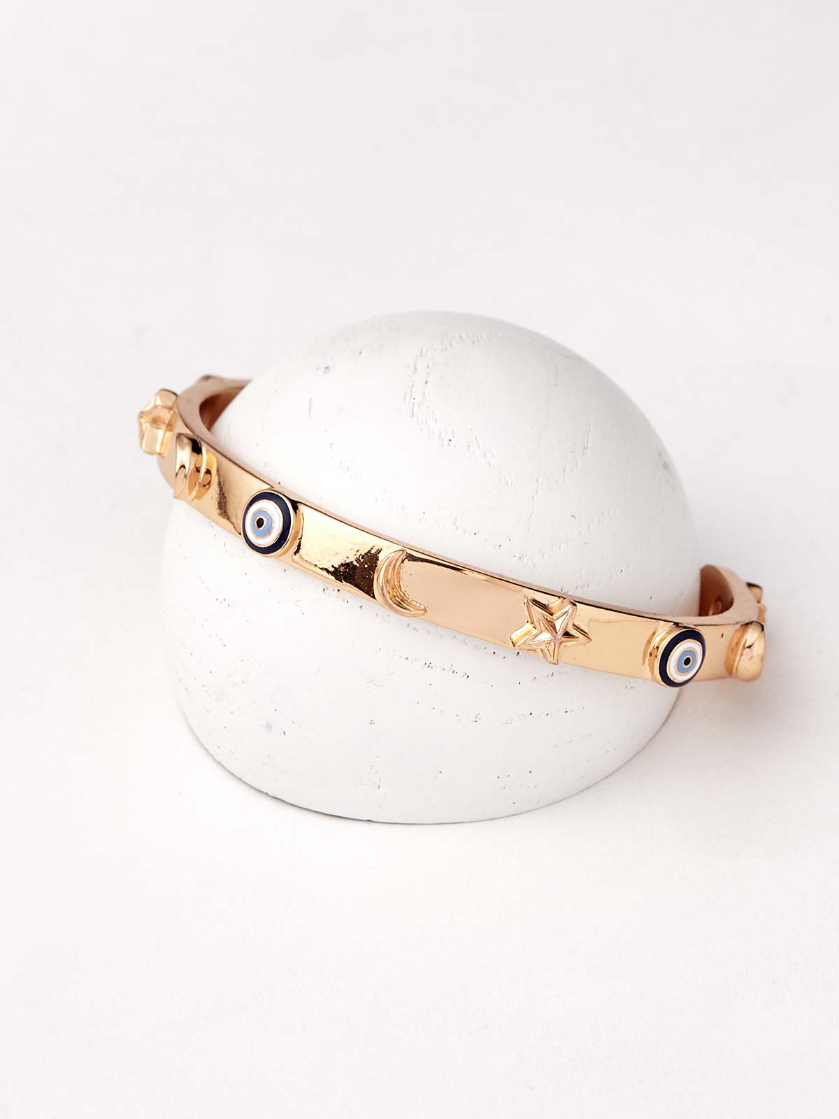 Eye Promise Celeste Handcuff Bracelet In Gold