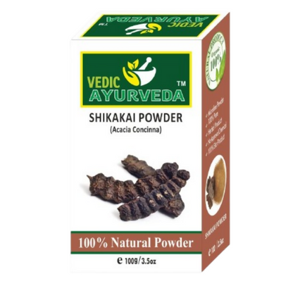 VedicAyurveda Pure Organic & Natural Indigo, Shikakai & Heena Powder